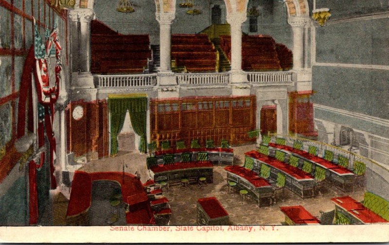 New York Albany State Capitol Senate Chamber