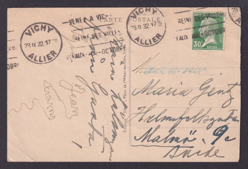 FRANCE, Postcard RPPC, Vichy, The Casino