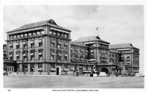 RPPC GALLE FACE HOTEL Colombo, Ceylon Sri Lanka c1940s Vintage Postcard