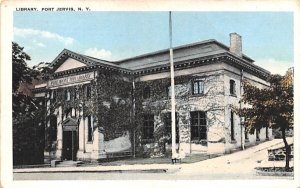 Library Carnegie Building in Port Jervis, New York