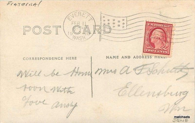 1910 Elks Home Fraternal Everett Washington auto artist impression 2014