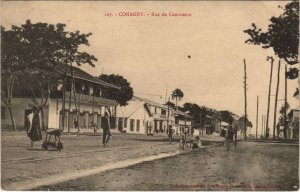 PC CONAKRY RUE DU COMMERCE FRENCH GUINEA (a28711)