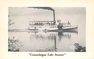 Canandaigua Lake Steamer Ferry & Paddle Boats Ship Unused 