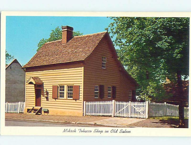 Unused Pre-1980 MIKSCH TOBACCO SHOP Winston-Salem North Carolina NC r9282