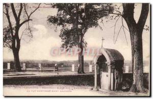 Postcard Old Saint Gaudens monument high on & # 39emplacement or was martyred...