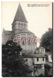 Old Postcard Mareuil on Lay Vendee Belle Eglise