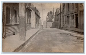 c1907 Random Street View Quebec Canada RPPC Photo Unposted Postcard 