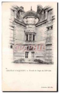 Old Postcard Chateau d'Acquigny Turret of the corner of 16th