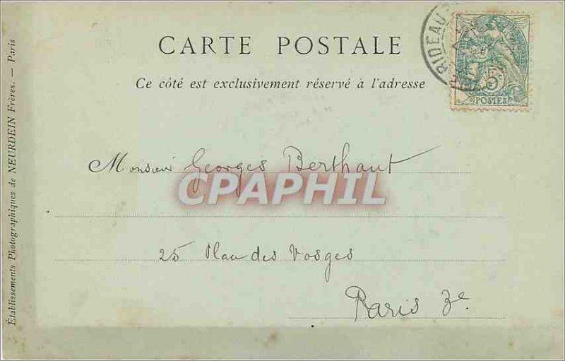 'Old Postcard Chateau d''Azay le Rideau Eastern Fronts (map 1900)'