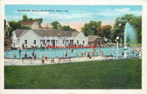 WI, Waukesha, Wisconsin, Swimming Pool, EC Kropp Pub No 1870N