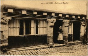 CPA Quimper- La Rue du Gueodet FRANCE (1026827)