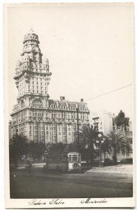 RPPC Postcard Palacio Salvo Montevideo Uruguay