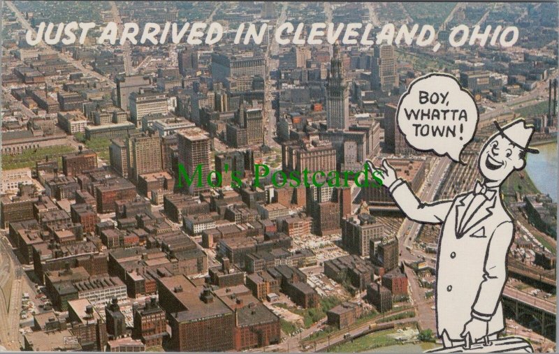 America Postcard - Just Arrived in Cleveland, Ohio Ref.RS32016