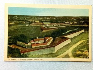 The Citadel La Citadelle Quebec Canada Vintage Postcard 1930's