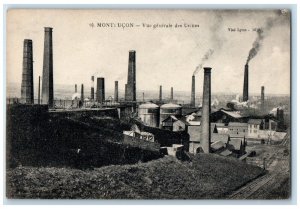 c1910 General View of Factories Montlucon Cher Allier France Postcard