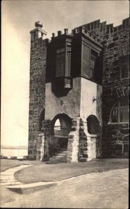 Architecture Castle-Like Bldg w/ Modern Entrance  Laconia NH Publ & Cancel RP