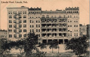 Vtg Nebraska NE Lincoln Hotel 1910 Old Antique View Postcard