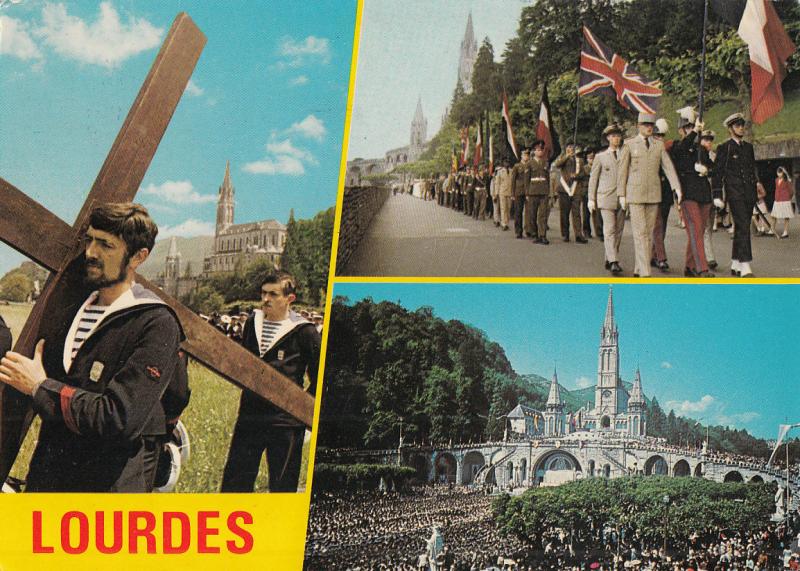 FRANCE LOURDES 1980 INTERNATIONAL MILITARY PILGRIMAGE