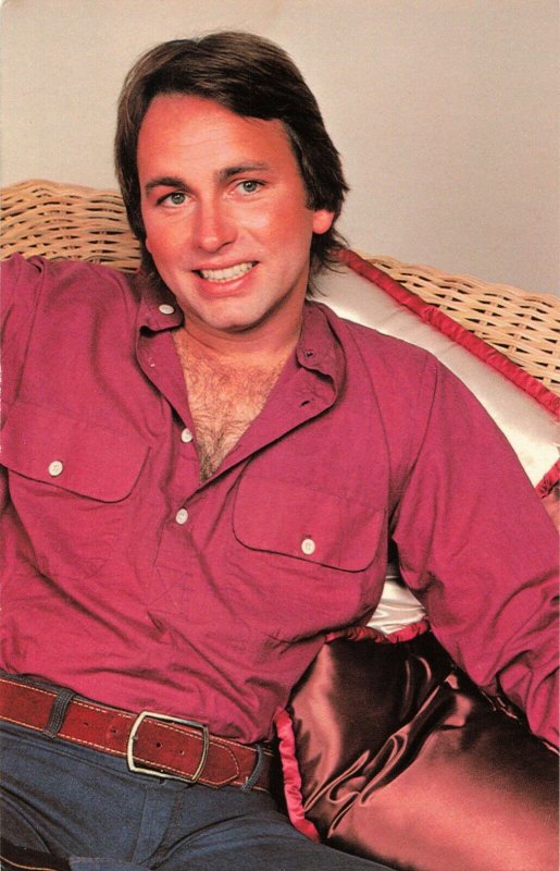 Vintage John Ritter, Actor, Three's Company Comedian Chrome Postcard