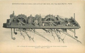 Postcard C-11910 France Paris Mechanical Gaff Tug museum Bouchetal  22-13817