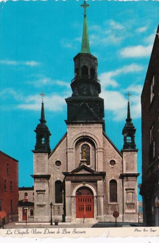 Canada Quebec Montreal Notre Dame De Bon Secours Church