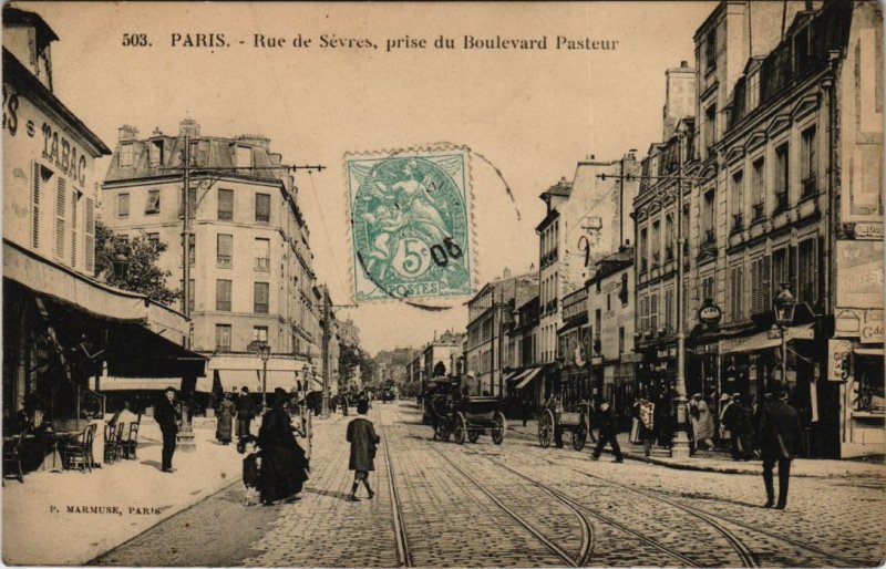 CPA PARIS 6e - Rue de Sèvres (65314)