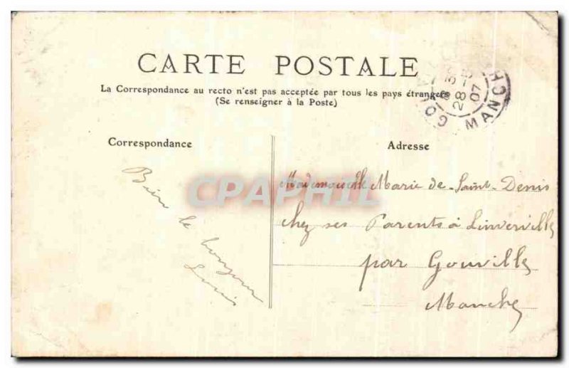 Old Postcard Vendome The Ruins of Chateau