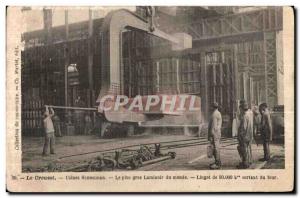 Old Postcard Le Creusot Factories Schneider The biggest rolling mill in the w...