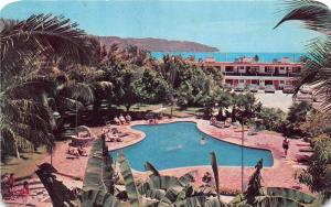 Acapulco Mexico~Motel Acapulco Swimming Pool~Alberca del Motel~c1950s Postcard