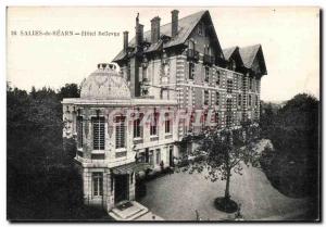 Old Postcard Salies de Bearn Hotel Bellevue