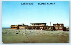 HOMER, AK Alaska ~ LAND'S END MOTEL & Restaurant? c1960s Roadside Postcard