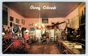 OURAY, CO Coloado ~WESTERN HOTEL Dining Room/MUSEUM Ouray County c1950s Postcard