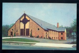 Weymouth, Massachusetts/MA Postcard, Church Of St Albert The Great, Near Mint!