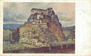 Slovenia Oravský Podzámok Castle Vintage Postcard 08.35