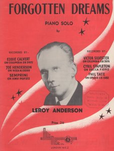 Leroy Anderson Forgotten Dreams Sheet Music