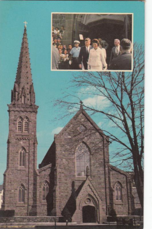 St. Mary's Church, Newport, RI, John F. Kennedy Marriage location, Postcard