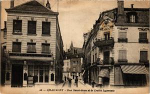 CPA CHAUMONT - Rue St-JEAN et le Credit LYONnais (368412)