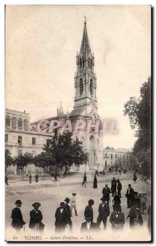 Old Postcard Nimes St. Perpetua