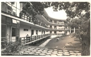 Postcard Alneario San Jose Purua Navarro Cot. Michoacan Mexico RPPC Photo