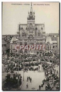 Old Postcard Compiegne festivals of Jeanne d & # 39arc (1909)