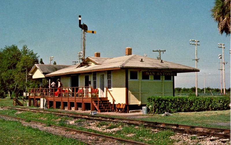 FL - San Antonio. Railroad Station