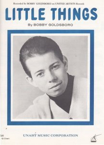 Little Things Bobby Goldsboro Sheet Music