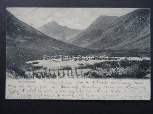 Scotland Isle of Arran GLEN SANNOX c1902 UB Postcard to Rev McDonald