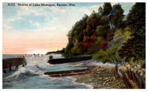 Wisconsin Racine , Shores of Lake Michigan