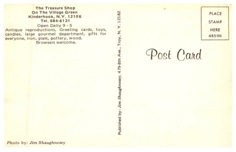 New York  Kinderhook ,The Treasure Shop