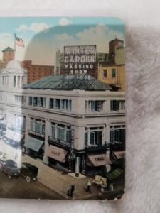 Antique Postcard, Winter Garden and Broadway, New York City