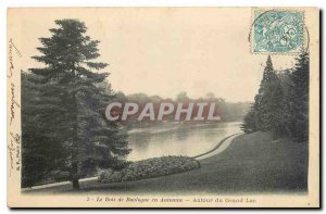 Old Postcard The Bois de Boulogne in Fall Around Grand Lake