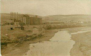 C-1910 Western US Factory Industry River RPPC Photo Postcard 20-3197