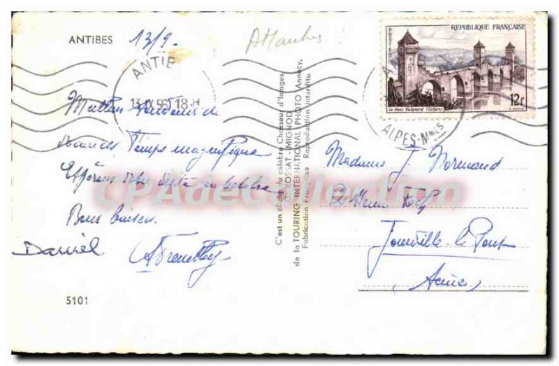 Postcard Old Antibes