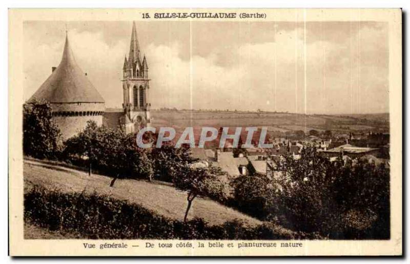 Old Postcard Sille Guillaume General view